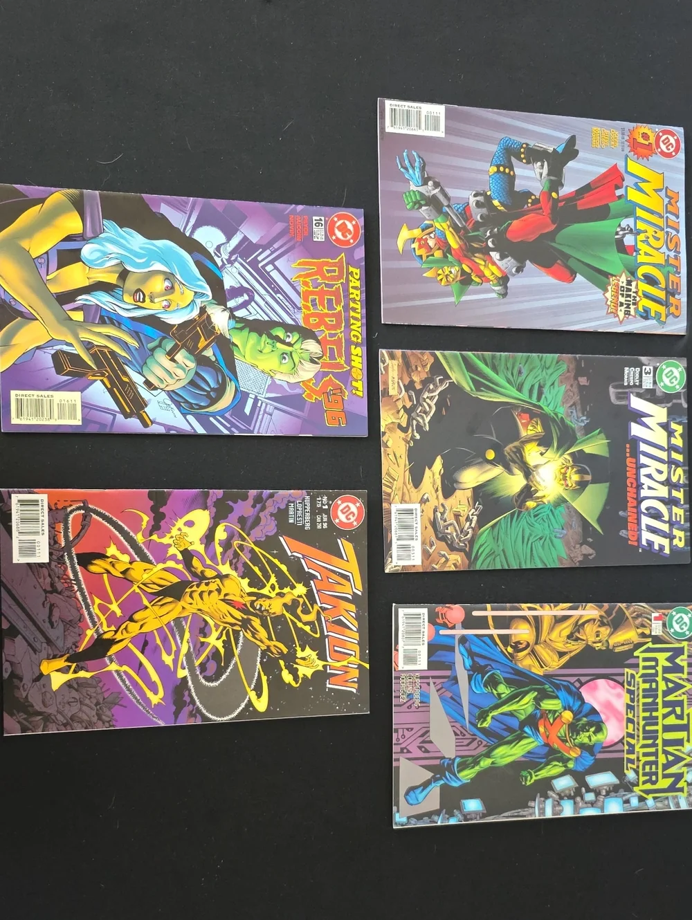 Dc Comic Book Set Of 5 Variety Pack